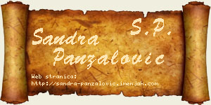 Sandra Panzalović vizit kartica